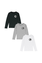 Lade das Bild in den Galerie-Viewer, Kids Langarmshirt Unisex TTC Schwarz-Weiss Velbert